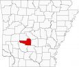 Hot Spring County Map Arkansas Locator