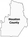Houston County Map Georgia