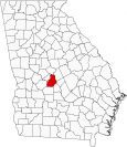 Houston County Map Georgia Locator