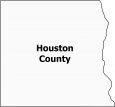 Houston County Map Minnesota