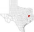 Houston County Map Texas Locator
