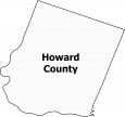 Howard County Map Missouri