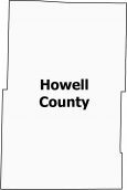Howell County Map Missouri