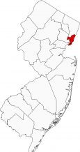 Hudson County Map New Jersey Locator