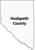 Hudspeth County Map Texas