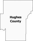 Hughes County Map Oklahoma