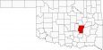 Hughes County Map Oklahoma Locator