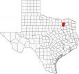 Hunt County Map Texas Locator