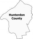 Hunterdon County Map New Jersey