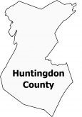 Huntingdon County Map Pennsylvania