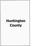 Huntington County Map Indiana