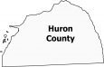 Huron County Map Michigan