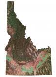 Idaho Satellite Map