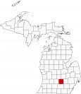 Ingham County Map Michigan Locator