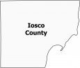 Iosco County Map Michigan