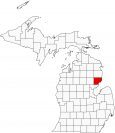 Iosco County Map Michigan Locator