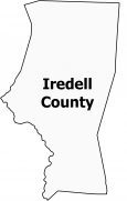 Iredell County Map North Carolina