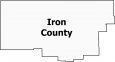 Iron County Map Utah
