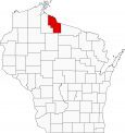Iron County Map Wisconsin Locator