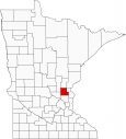 Isanti County Map Minnesota Locator