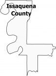 Issaquena County Map Mississippi
