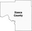 Itasca County Map Minnesota