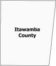 Itawamba County Map Mississippi
