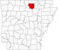Izard County Map Arkansas Locator