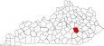 Jackson County Map Kentucky Locator