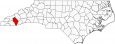 Jackson County Map North Carolina Locator