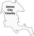James City County Map Virginia