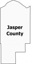 Jasper County Map Indiana