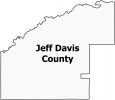 Jeff Davis County Map Georgia