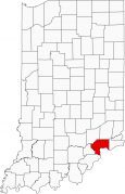 Jefferson County Map Indiana Locator