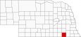 Jefferson County Map Nebraska Locator