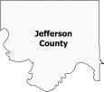 Jefferson County Map Oklahoma