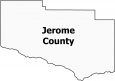 Jerome County Map Idaho