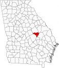 Johnson County Map Georgia Locator