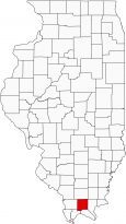 Johnson County Map Illinois