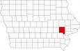 Johnson County Map Iowa Locator