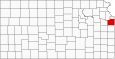 Johnson County Map Kansas Inset