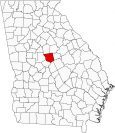 Jones County Map Georgia Locator