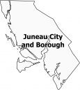 Juneau Borough Map Alaska