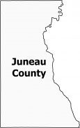 Juneau County Map Wisconsin
