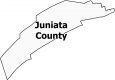 Juniata County Map Pennsylvania