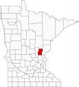 Kanabec County Map Minnesota Locator