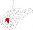 Kanawha County Map West Virginia Locator