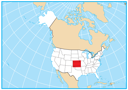 Map of Kansas - Cities and Roads - GIS Geography