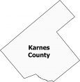 Karnes County Map Texas