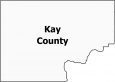 Kay County Map Oklahoma